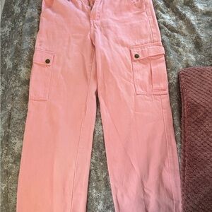 Pink Cargo Pants